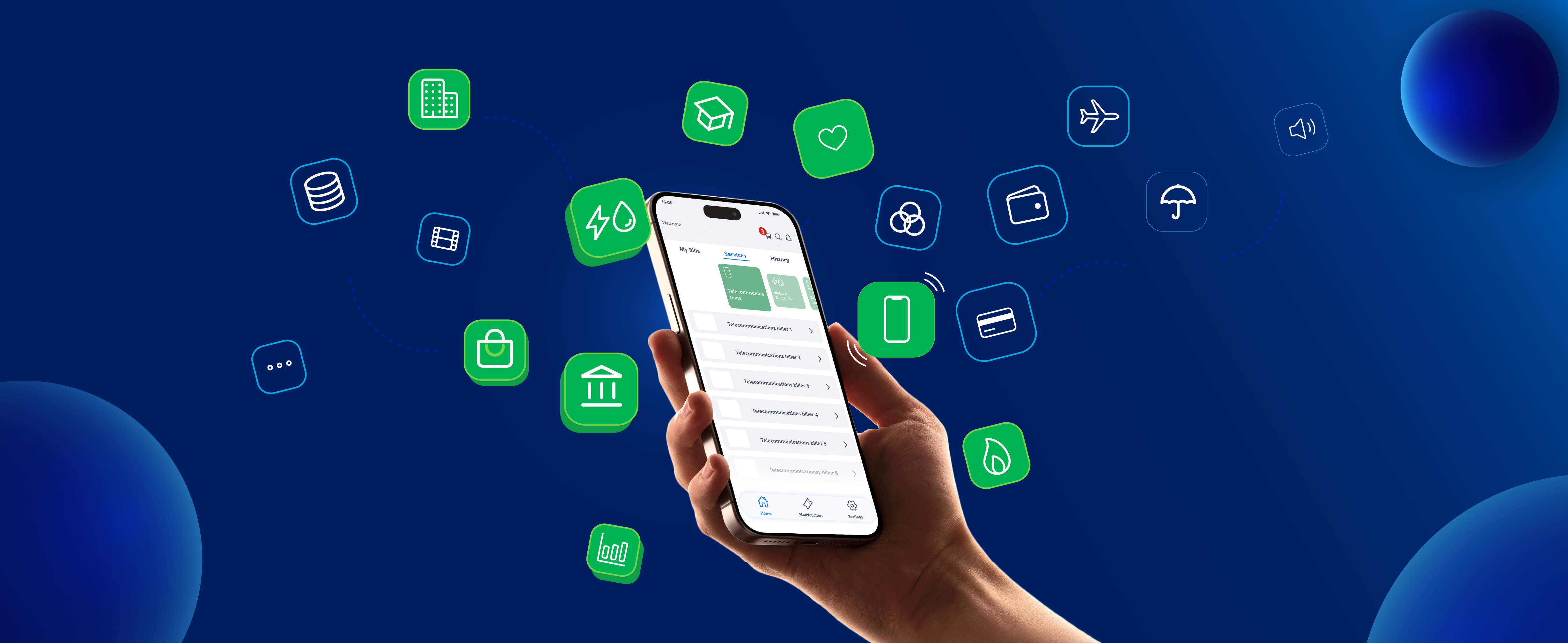 Billers List for Various Service Providers | eFAWATEERcom