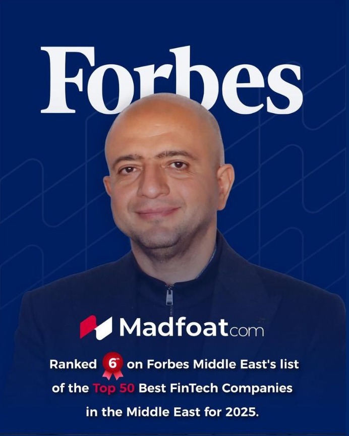 MadfoatCom Secures 6th Place on Forbes Middle East's List of Top Fintech Companies